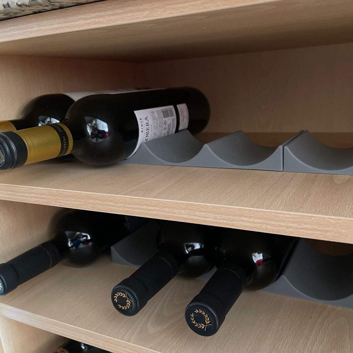 Refrigerator Wine Bottle Rack | Space-Saving Storage – wine storage and bottle display