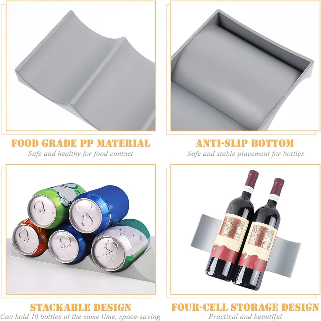 Refrigerator Wine Bottle Rack | Space-Saving Storage – wine storage and bottle display