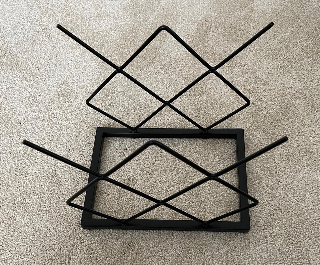 5 Bottle Metal Countertop Wine Rack | Black – wine storage and bottle display