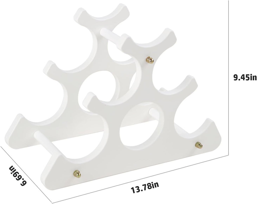 6 Bottle Wooden Countertop Wine Rack – wine storage and bottle display