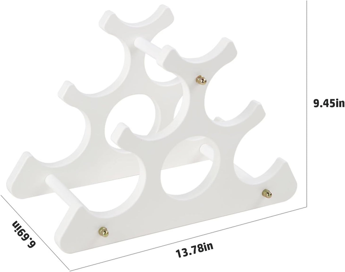 6 Bottle Wooden Countertop Wine Rack – wine storage and bottle display