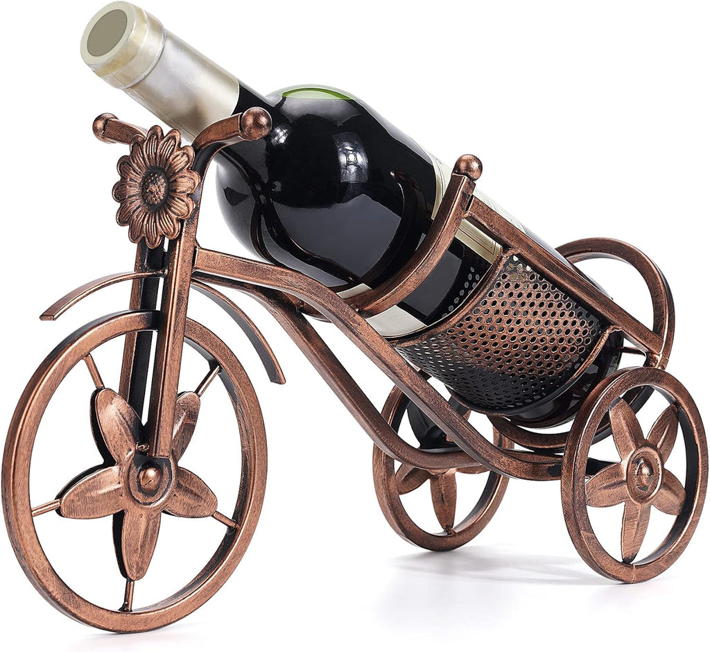Floating Chain Wine Bottle Holder | Silver – wine storage and bottle display