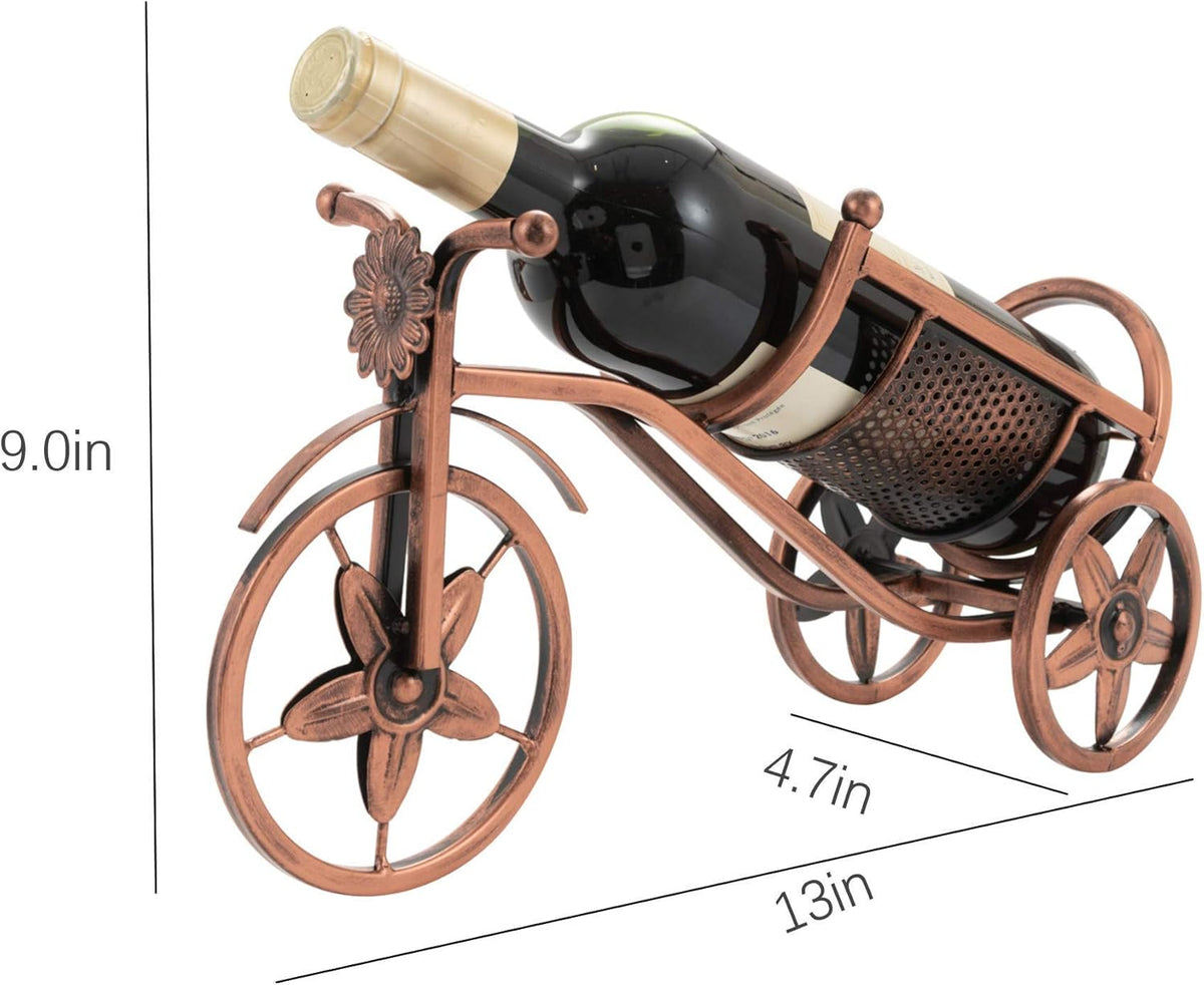 Floating Chain Wine Bottle Holder | Silver – wine storage and bottle display