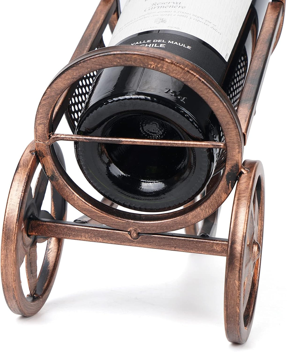 Floating Chain Wine Bottle Holder | Silver – wine storage and bottle display