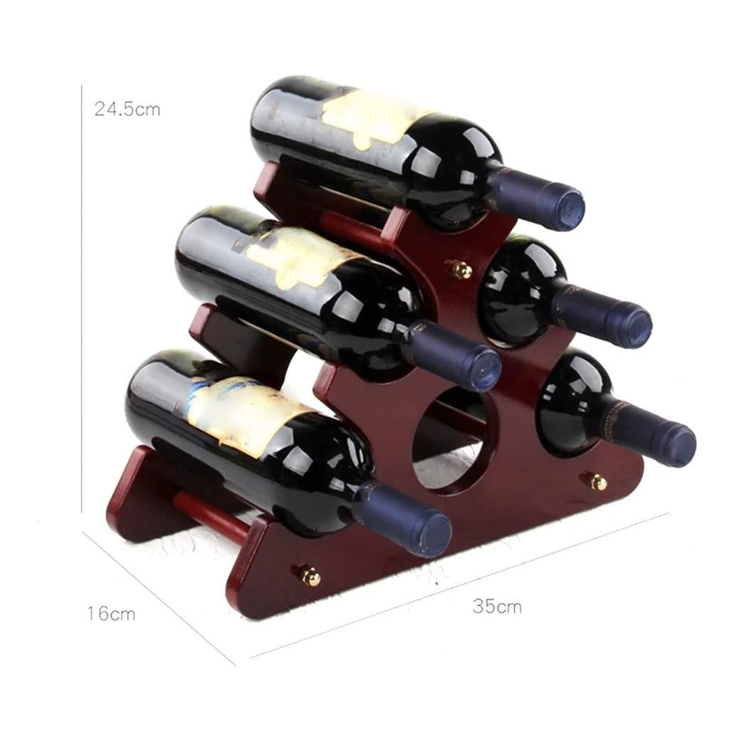 Wooden Wine Bottle Display Rack | Countertop Storage – wine storage and bottle display