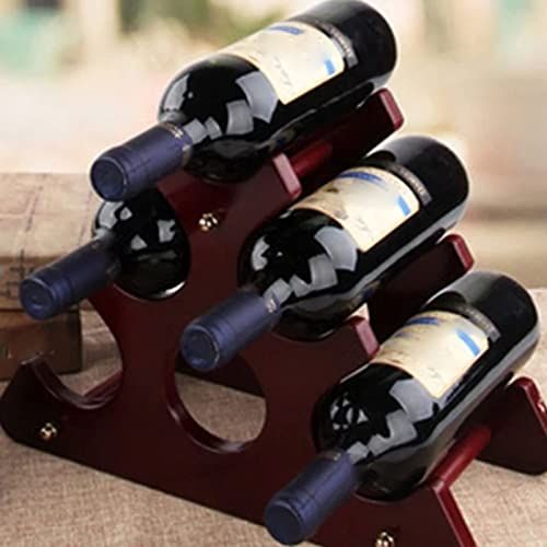 Wooden Wine Bottle Display Rack | Countertop Storage – wine storage and bottle display