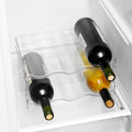 Stackable Refrigerator Wine Rack | 6 Bottle 2 Pack – wine storage and bottle display