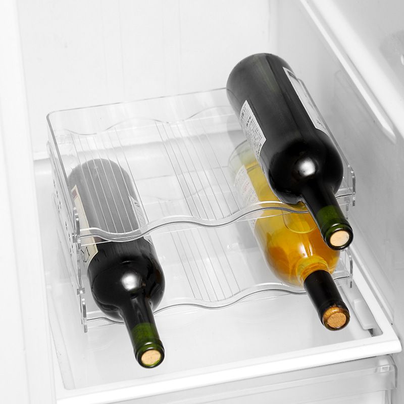 Stackable Refrigerator Wine Rack | 6 Bottle 2 Pack – wine storage and bottle display