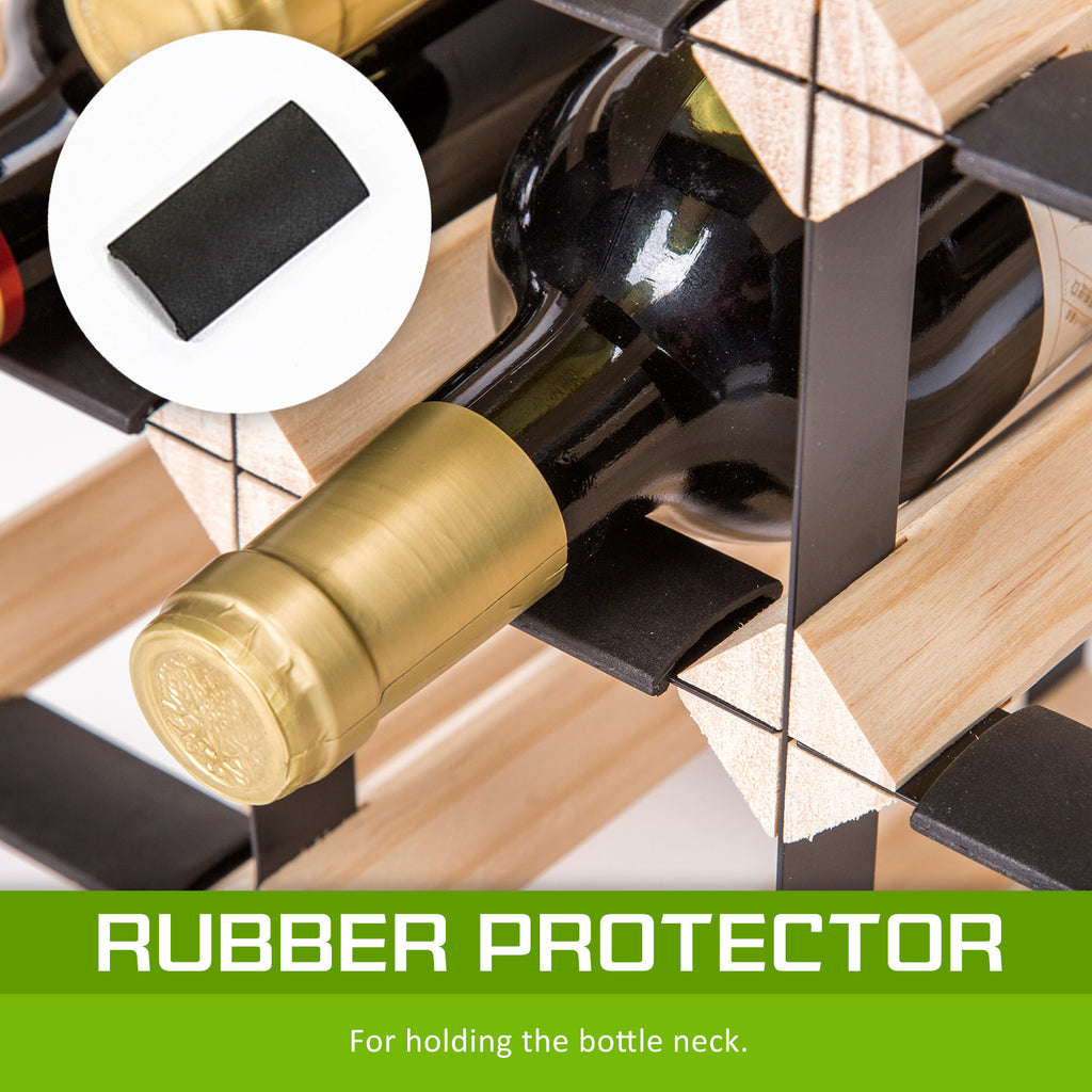 12 Bottle Timber Wine Rack | Modular Cellar Storage – wine storage and bottle display