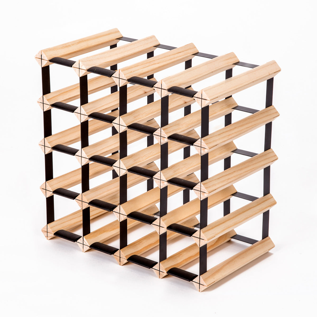 20 Bottle Timber Wine Rack | Modular Cellar Storage – wine storage and bottle display