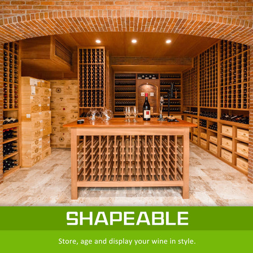 20 Bottle Timber Wine Rack | Modular Cellar Storage – wine storage and bottle display
