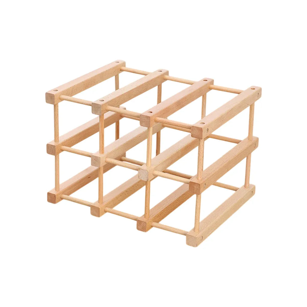9 Bottle Timber Wine Rack | Cellar Storage – wine storage and bottle display