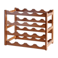 Stackable Bamboo Wine Rack | Modular Countertop Storage – wine storage and bottle display