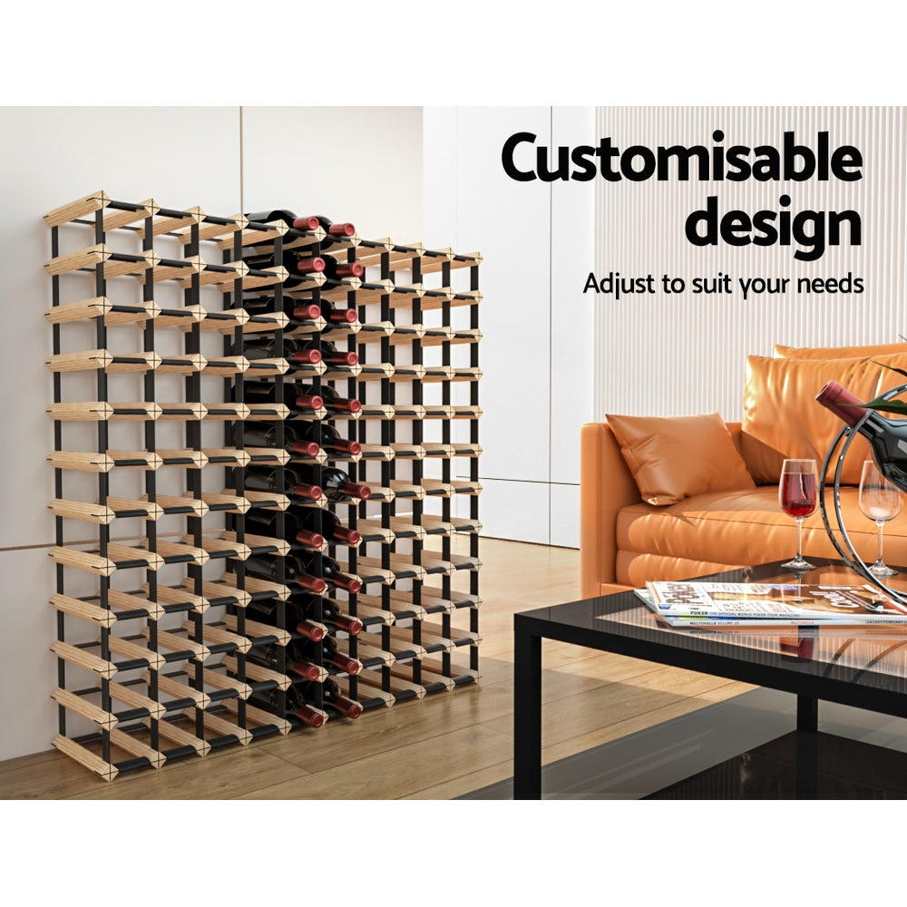 Artiss 120 Bottle Timber Wine Rack – wine storage and bottle display