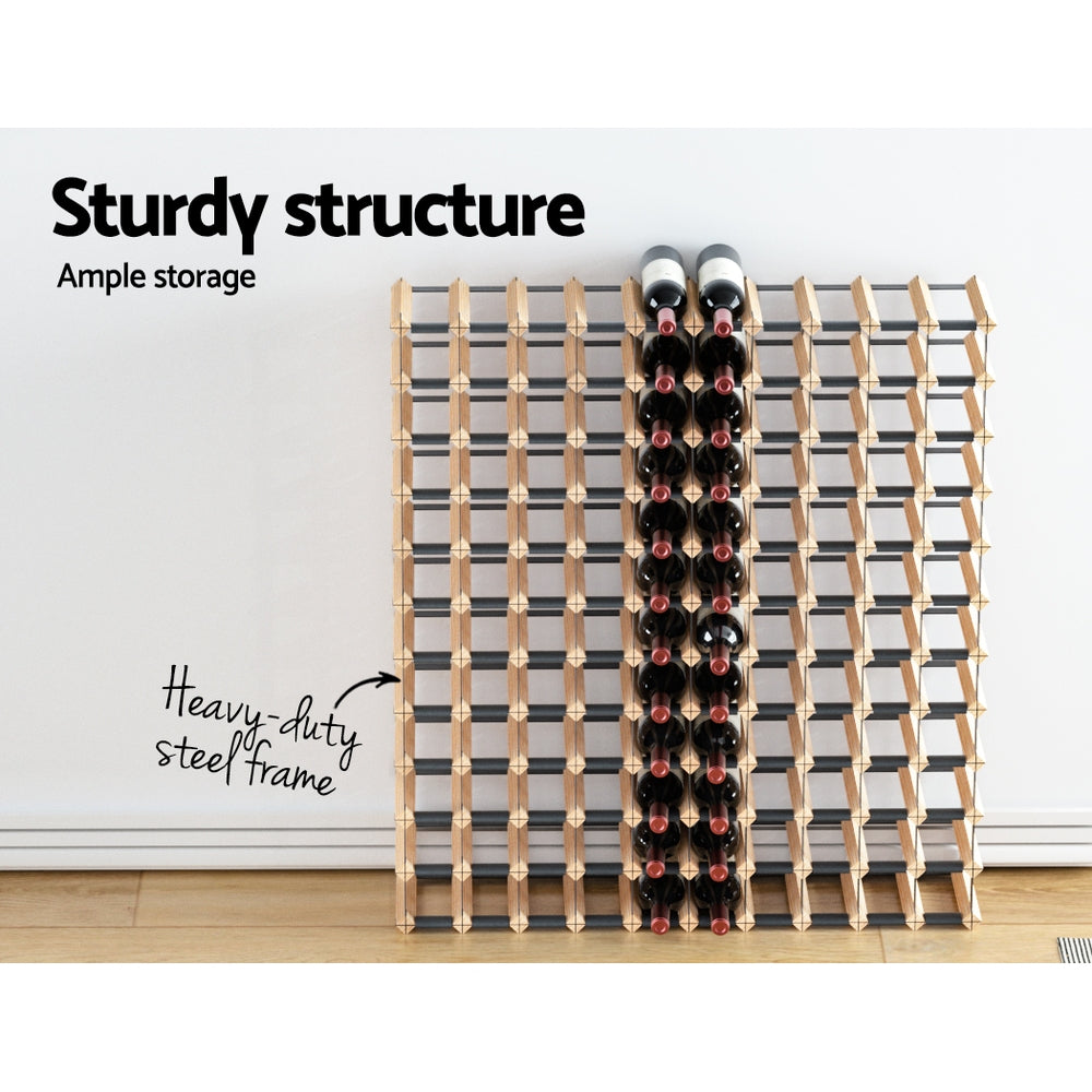 Artiss 120 Bottle Timber Wine Rack – wine storage and bottle display