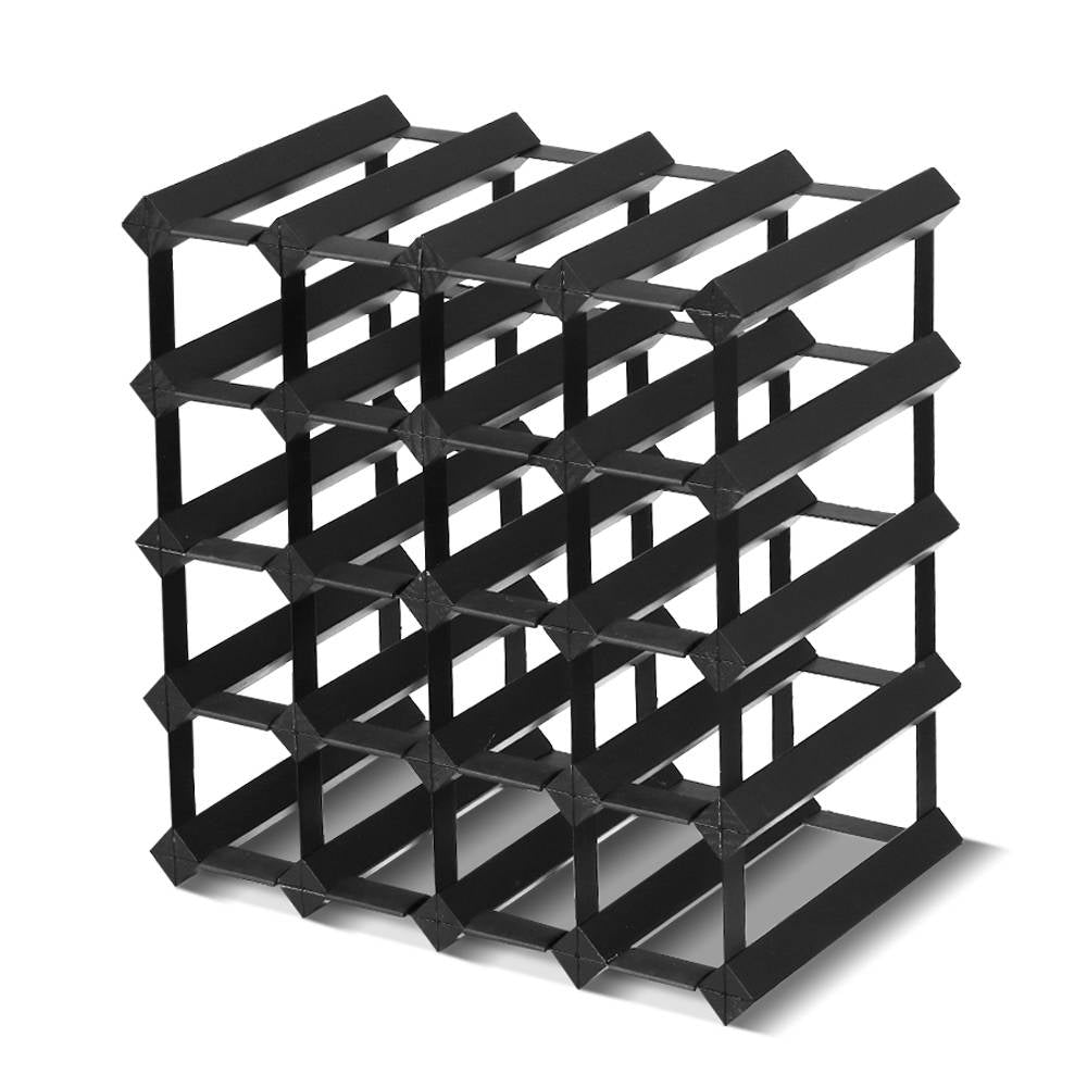 Artiss 20 Bottle Wine Rack | Black – wine storage and bottle display