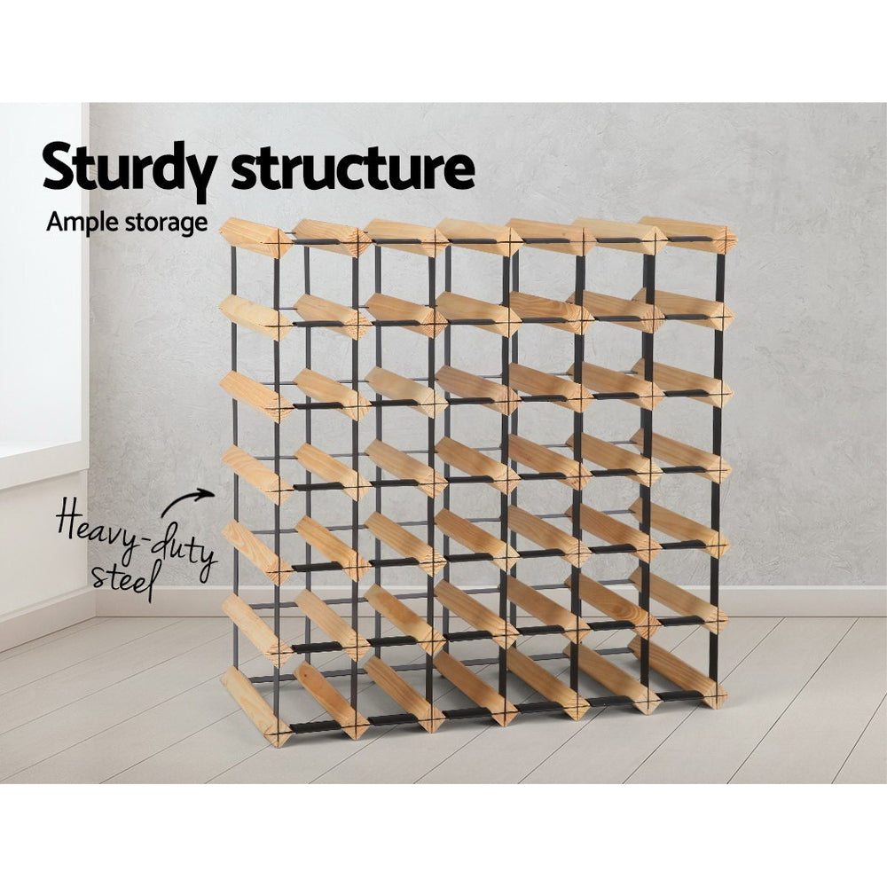 Artiss 42 Bottle Timber Wine Rack – wine storage and bottle display