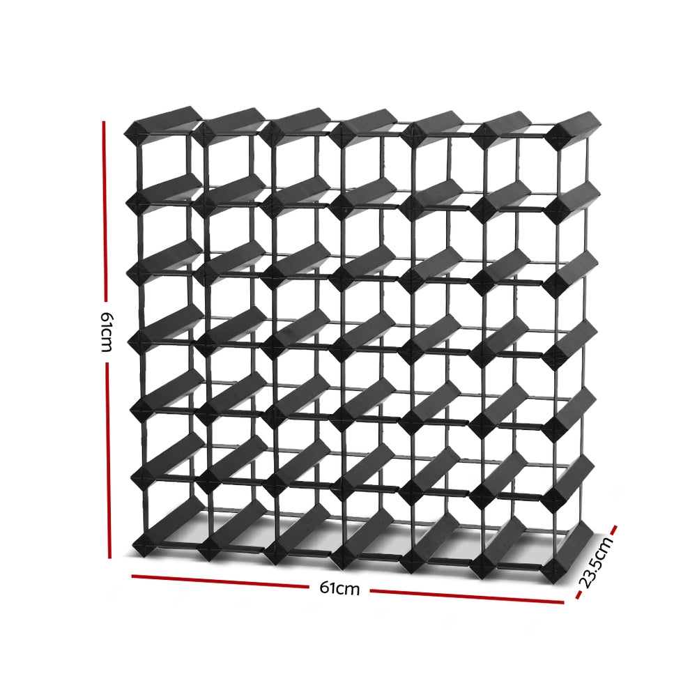 Artiss 42 Bottle Wine Rack | Black – wine storage and bottle display