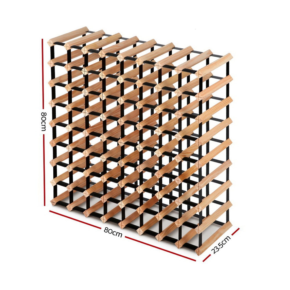 Artiss 72 Bottle Timber Wine Rack – wine storage and bottle display