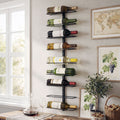 Artiss 9 Bottle Wall Mounted Wine Rack | Black – wine storage and bottle display