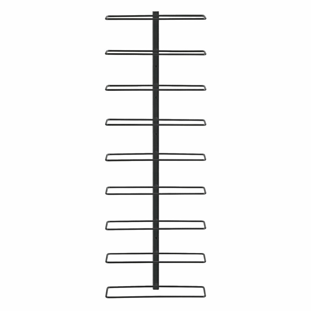 Artiss 9 Bottle Wall Mounted Wine Rack | Black – wine storage and bottle display