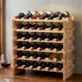 Artiss 36 Bottle Pine Wine Rack | 6 Tier – wine storage and bottle display