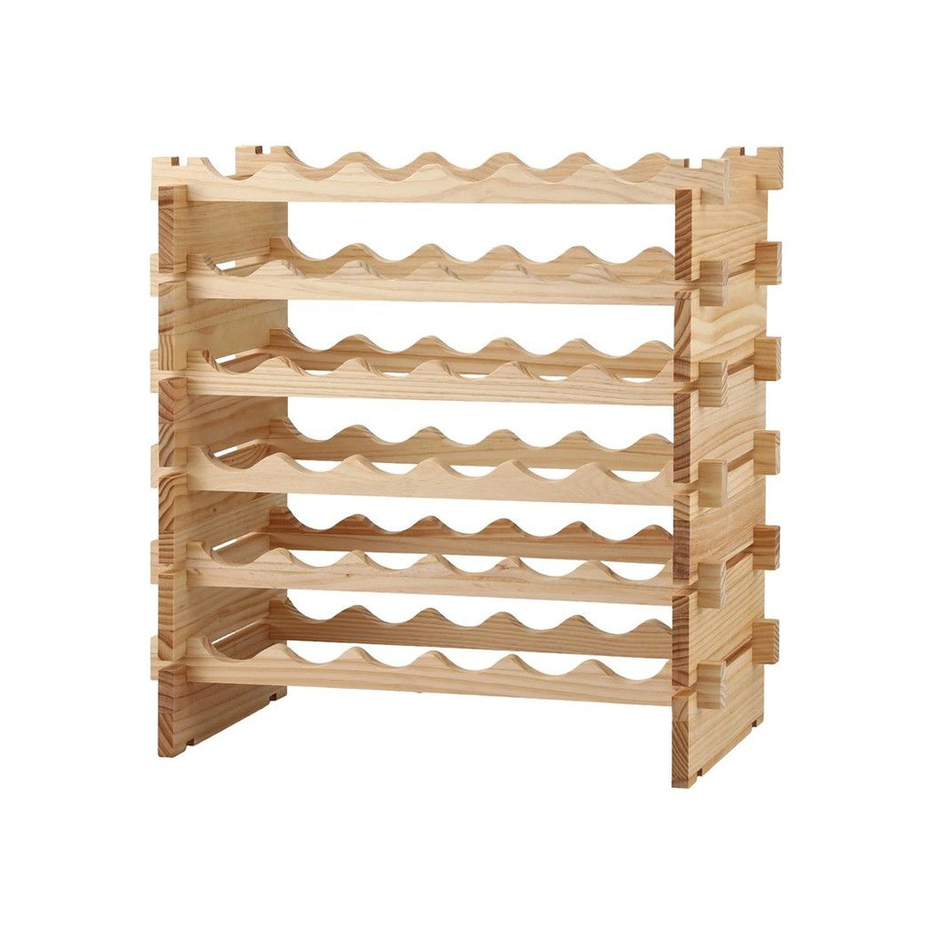 Artiss 36 Bottle Pine Wine Rack | 6 Tier – wine storage and bottle display
